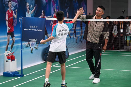 進博直擊 林丹現身進博會 除了打羽毛球還秀起了高爾夫