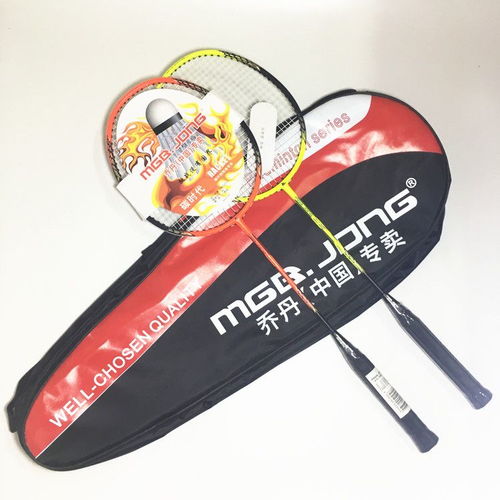 專業(yè)之選 正品羽毛球拍2支裝，輕量碳素助力初學(xué)者進階